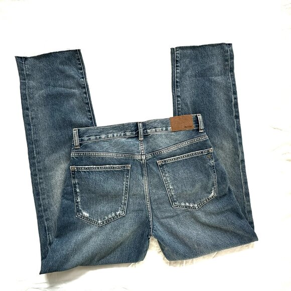 Madewell Dean Easy Straight Jean, Monessen Wash, 26 - Picture 8 of 9